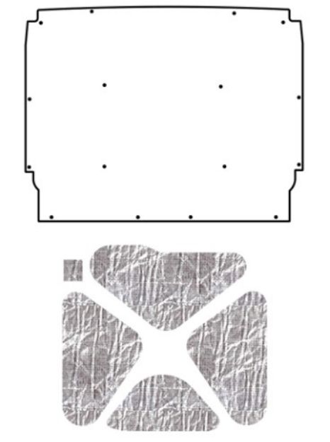 Picture of 1962-1965 Chevy Nova AcoustiHood Insulation & Sound Barrier Kit by QuietRide Solutions