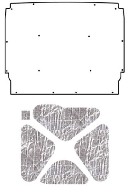 Picture of 1962-1965 Nova QuietRide Solutions AcoustiHood Cover Kit with Heatshield Panels and Adhesives