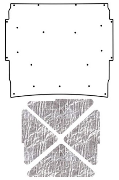Picture of 1966-67 Nova QuietRide Solutions AcoustiHood Under Hood Cover Kit with Heatshield Panels and Installation Accessories