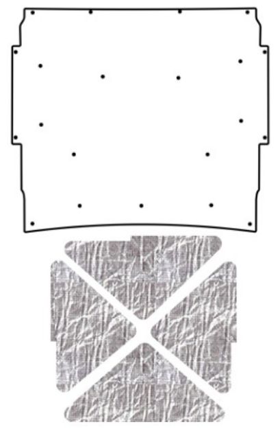 Picture of 1966-67 Nova QuietRide AcoustiHood Under Hood Cover Kit with Heatshield Panels and Installation Accessories