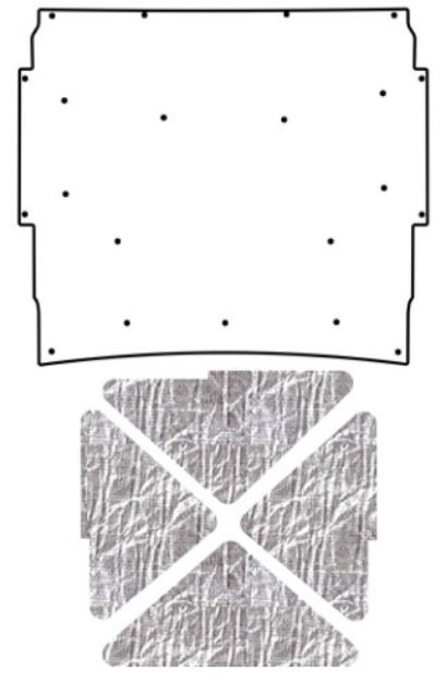 Picture of 1966-67 Nova QuietRide Solutions AcoustiHood Under Hood Cover Kit with Heatshield Panels and Installation Accessories