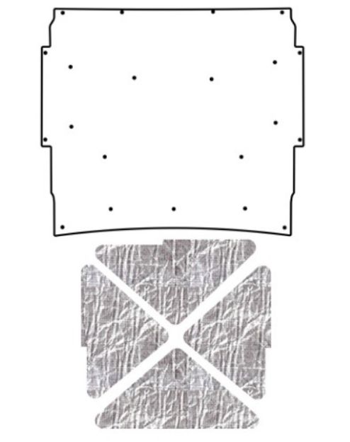Picture of 1966-67 Chevy Nova AcoustiHood Under-Hood Insulation and Sound Barrier Kit by QuietRide Solutions