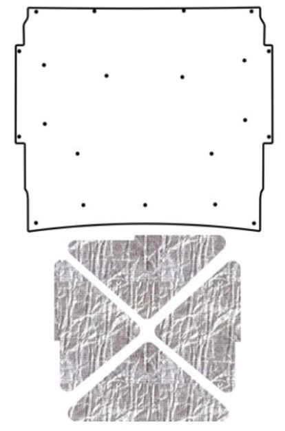 Picture of 1966-67 Nova QuietRide Solutions AcoustiHood Under Hood Cover Kit with Heatshield Panels and Adhesives