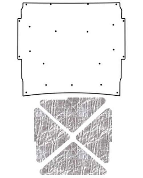 Picture of 1966-67 Chevy Nova QuietRide Solutions AcoustiHood Under Hood Cover Kit