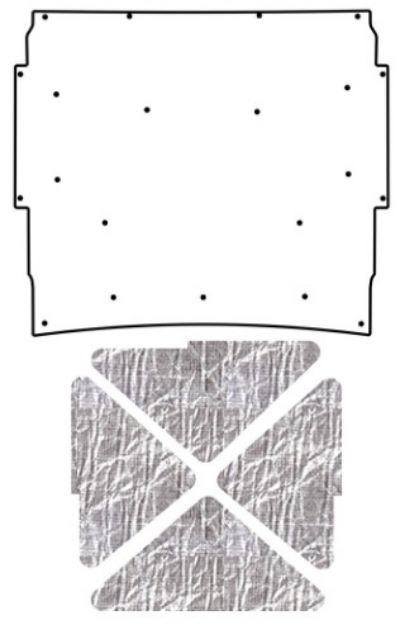 Picture of 1966-67 Nova QuietRide Solutions AcoustiHood Under Hood Cover Kit with Heatshield Panels