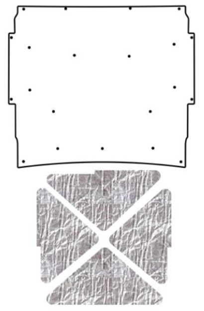 Picture of 1966-67 Chevrolet Nova QuietRide Solutions AcoustiHood Under Hood Cover Kit