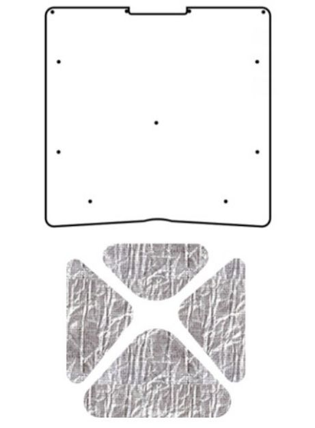 Picture of 1968-72 Nova QuietRide AcoustiHood Under Hood Cover Kit with Heatshield Panels and Installation Accessories