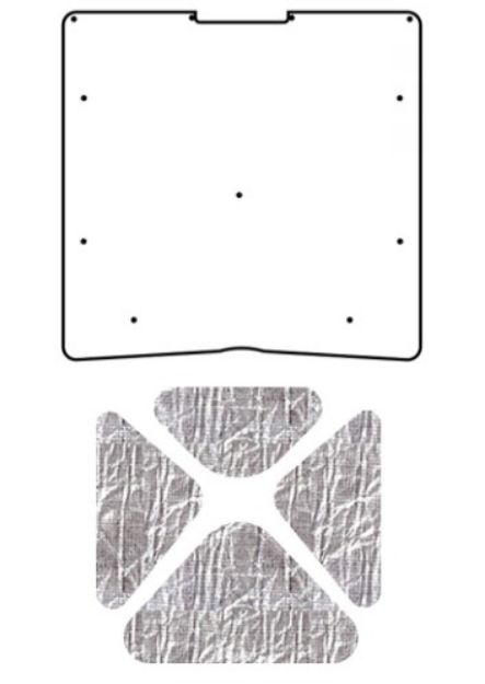 Picture of 1968-72 Nova QuietRide Solutions AcoustiHood Under Hood Cover Kit with Heatshield Panels and Installation Accessories