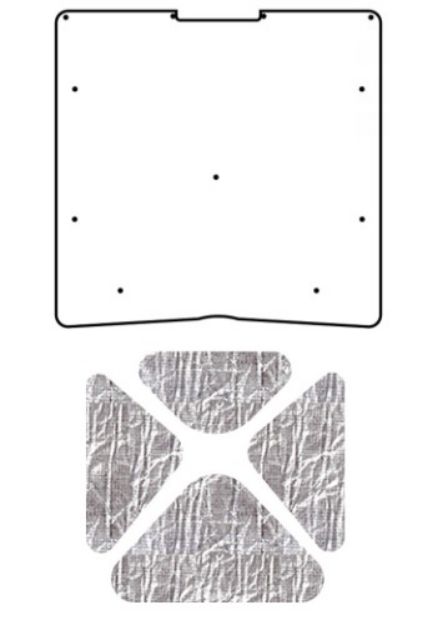 Picture of 1968-72 Nova QuietRide Solutions AcoustiHood Cover Kit with Heatshield Panels and Installation Accessories