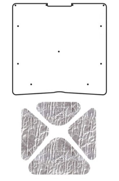 Picture of 1968-72 Nova QuietRide AcoustiHood Cover Kit with G - Heatshield Panels, Adhesive, and Installation Instructions