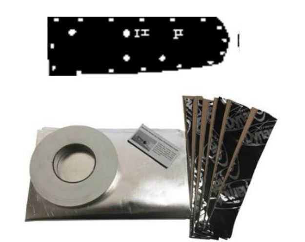Picture of 1967-1968 Mustang Convertible QuietRide AcoustiShield Pre-Cut Damper Barrier Kit