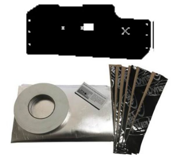 Picture of 1971-1973 Mustang Convertible QuietRide AcoustiShield Pre-Cut Damper Barrier Kit