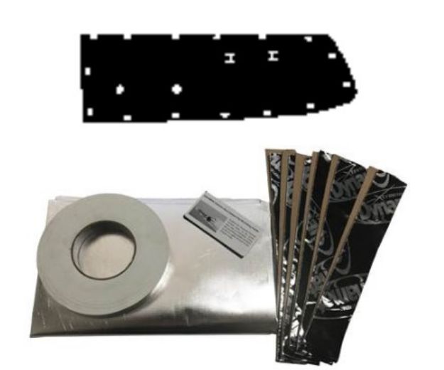 Picture of 1964-1966 Mustang Fastback QuietRide AcoustiShield Pre-Cut Damper Barrier Kit