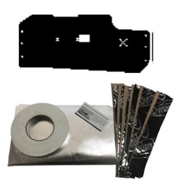 Picture of 1971-1973 Ford Mustang Fastback QuietRide AcoustiShield Pre-Cut Damper Barrier Kit