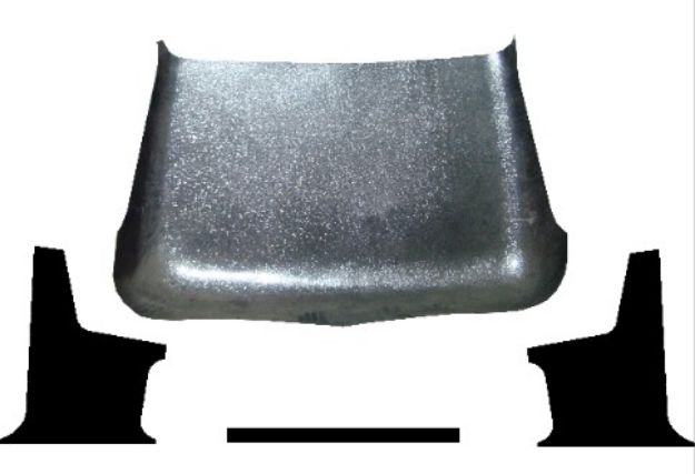 Picture of 1938-1939 Ford Truck AcoustiShield Molded Headliner & Quarter Panels Leather Grain ABS