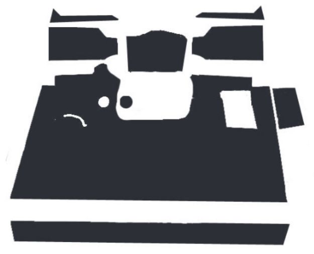 Picture of 1953-55 Ford Truck AcoustiTrunk Sound & Heat Barrier Kit by QuietRide Solutions