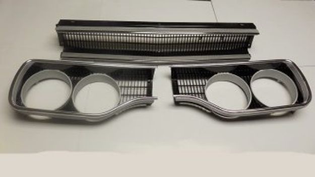 Picture of 1970 Plymouth Roadrunner Grille with Stainless Steel Trim by Vans Auto