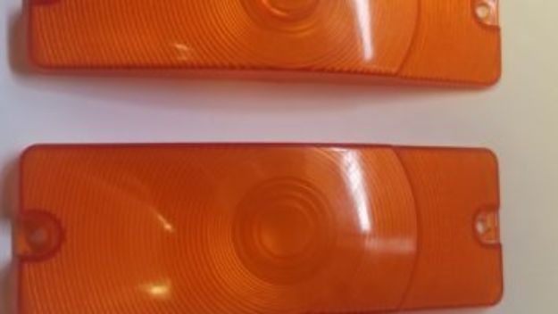 Picture of 1968-1969 Dodge Truck Vans Auto Grille Mounted Park Light Turn Signal Lenses Pair