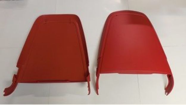 Picture of 1970-1971 Mopar B E-Body Bucket Seat Backs Pair Red by Vans Auto