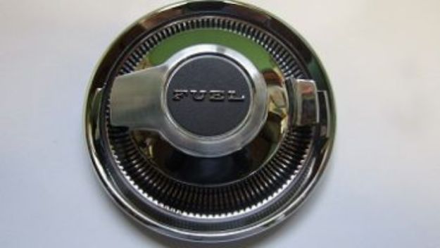 Picture of 1969-1970 Dodge Charger Plymouth Cuda Vans Auto Flip Top Gas Cap with Bezel