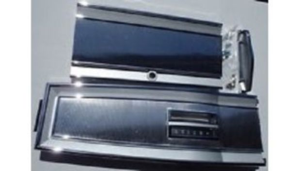 Picture of 1966-1968 B & C-Body Automatic Transmission Console Top Plate Set by Vans Auto