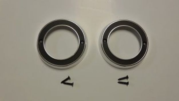 Picture of 1964-1967 Chrysler Courtesy Light Bezels by Vans Auto Pair