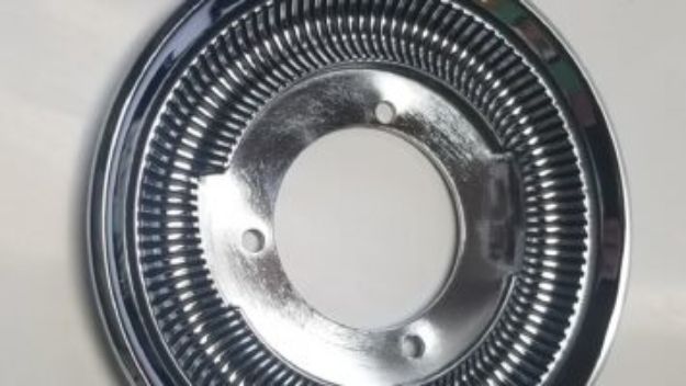 Picture of 1967-1970 Barracuda Charger Vans Auto Flip Top Gas Cap Trim Ring Bezel