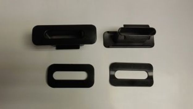 Picture of 1969-1974 A, B, C-Body Vans Auto Seat Belt Guides for Bench Seats Pair
