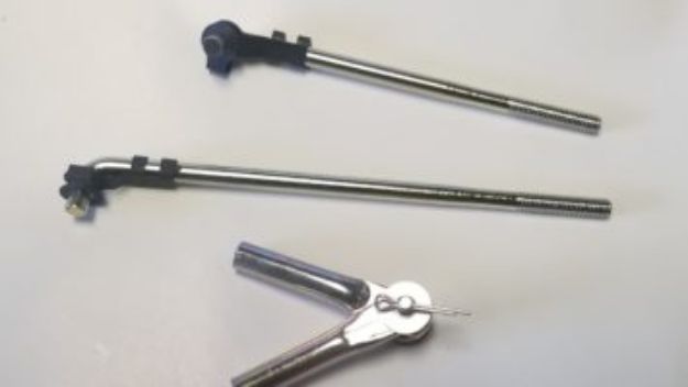 Picture of Six Pack Carburetor Linkage Kit by Vans Auto for 340 and 440 Engines