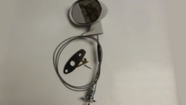 Picture of 1970-1976 A-Body Mopar Vans Auto Driver Side Primer Rallye Mirror
