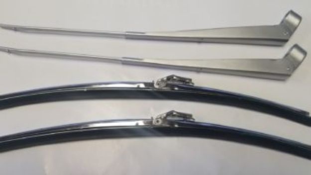 Picture of 1967-1976 A-Body Mopar Vans Auto Windshield Wiper Arms and Blades Set