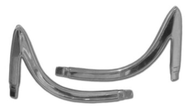 Picture of 1971-1974 Dodge Charger Vans Auto Vinyl Top Check Mark Trim Molding Pair