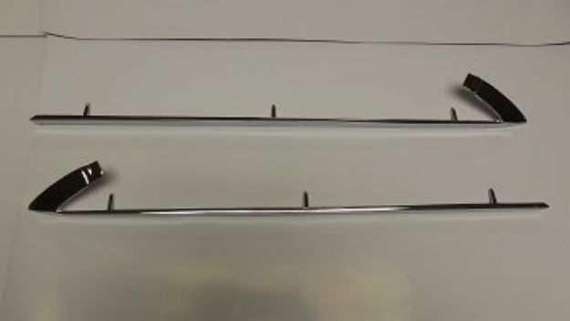 Picture of 1968-1970 Dodge Charger Vans Auto Vinyl Top Check Mark Trim Molding Pair