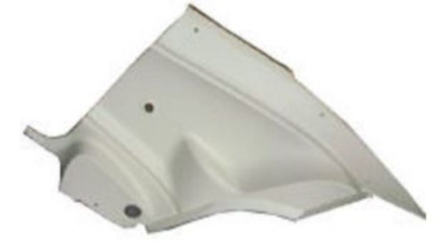 Picture of 1970-1974 Cuda Barracuda Vans Auto Rear Interior Panel - White