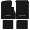 Illustration of 1959 Ford Galaxie 2DR Retractable Hardtop Loop Floor Mats with Embroidered Logos - 4 Piece with #134 Galaxie