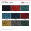 ACC Loop carpet color options for ACC-LM-8866 - Proudly Made in the USA