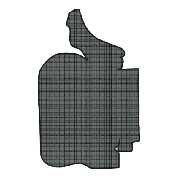 Illustration of 1959-1960 Chevrolet Impala ACC Cardboard trunk board in 15C GM Waffle