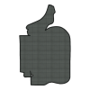 Illustration of 1959-1960 Chevrolet Impala ACC Cardboard trunk board in 15C GM Waffle