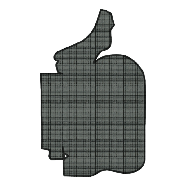 Illustration of 1959-1960 Chevrolet Impala ACC Cardboard trunk board in 15C GM Waffle