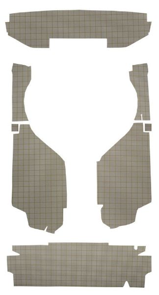 1957 Ford Skyliner ACC Cardboard trunk board - ACC product photo