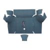 1967-1968 Ford Mustang Coupe Loop Trunk Kit Floor Only - 2 Piece with optional #135 Cobra - illustrative logo placement
