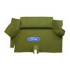 1969-1970 Ford Mustang Fastback Nylon Trunk Kit Floor Only - 1 Piece with optional #111 Ford In Oval - illustrative logo placement