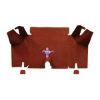 Illustration of 1965-1966 Ford Mustang ACC Loop trunk mat shown with the optional #110 Mustang Silver Running Pony logo