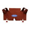1965-1966 Ford Mustang Fastback Loop Trunk Kit Floor Only - 3 Piece with optional #111 Ford In Oval - illustrative logo placement