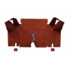 1965-1966 Ford Mustang Fastback Nylon Trunk Kit Floor Only - 3 Piece with optional #135 Cobra - illustrative logo placement