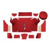 1967-1968 Ford Mustang Convertible Loop Trunk Kit with Boards - 12 Piece with optional #135 Cobra - illustrative logo placement