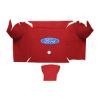 1967-1968 Ford Mustang Convertible Loop Trunk Kit Floor Only - 2 Piece with optional #111 Ford In Oval - illustrative logo placement