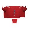 1967-1968 Ford Mustang Convertible Nylon Trunk Kit Floor Only - 2 Piece with optional #135 Cobra - illustrative logo placement