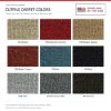 ACC Cutpile color options for ACC-TM-22017 - Proudly Made in the USA