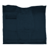 Illustration of 1965-1973 Jeep J-100 Reg Cab Pickup Full Floor Loop Molded Carpet - 1 Piece in 07 Dark Blue, digitally recolored from the ACC supplier photo.